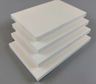 Lembar busa PVC kaku putih