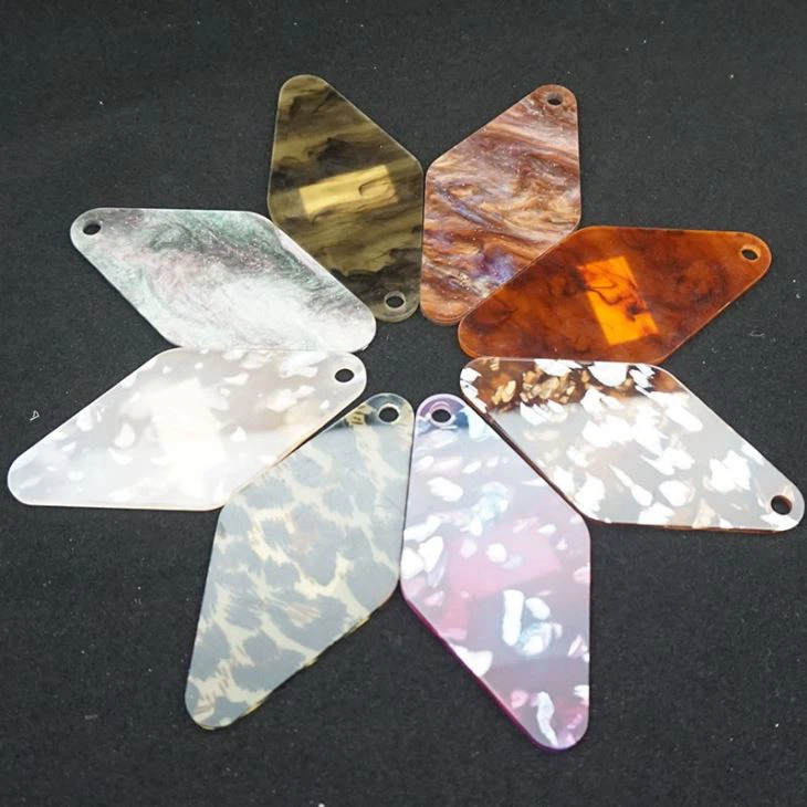 Spring Sign Customized Cast Marble Pattern Acrylic Plexi Glass Sheet For Led Light