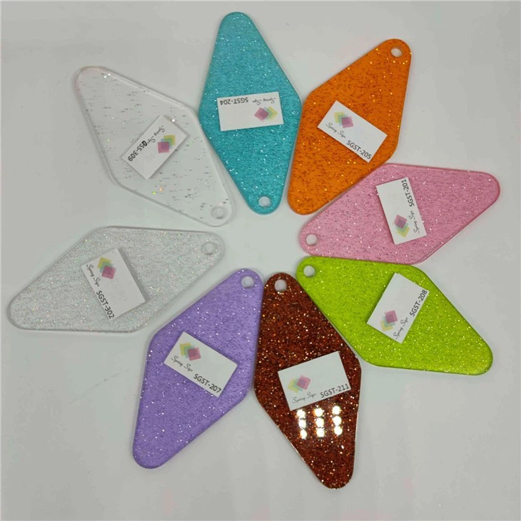 Cut To Size Holographic Glitter Acrylic Sheet