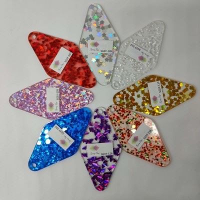 Chunky Glitter Acrylic Sheet