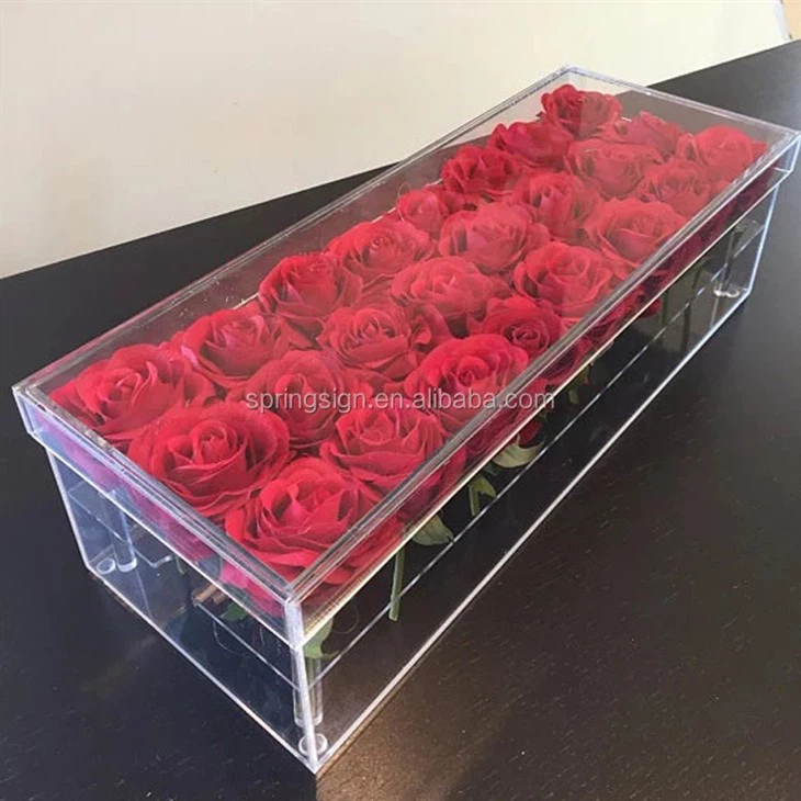 Customized Acrylic Flower Box