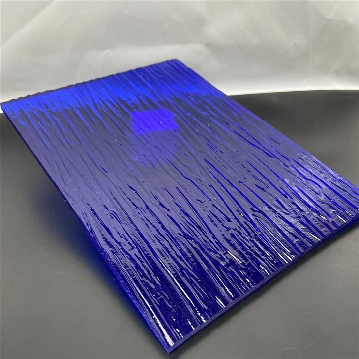 Decorative Vertical Strip Rainforest Textured Acrylic Sheet