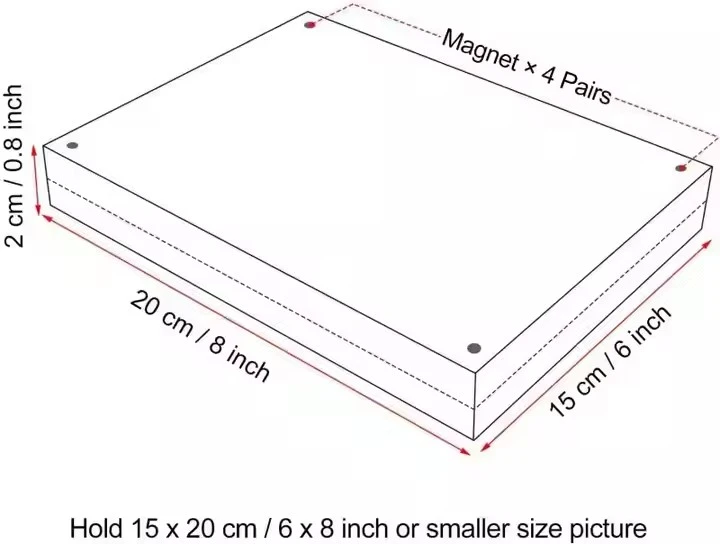 Magnetic Acrylic Photo Frame