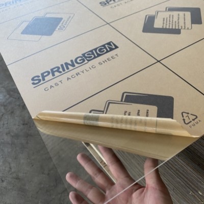 optic acrylic sheet with kraft paper packing