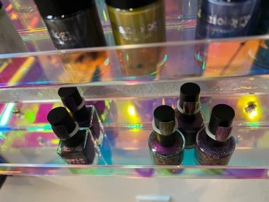 iridescent acrylic shelf 1 iridescent acrylic shelf 1