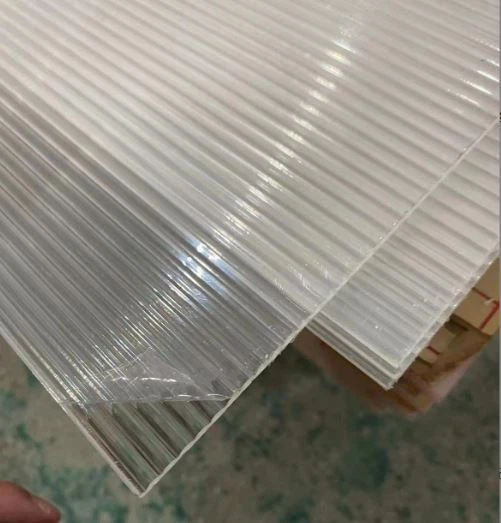 Ribbed Striped Wave Acrylic Plexiglass Plastics Sheet