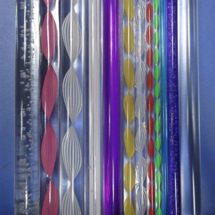 Swirl Acrylic Rod For Walking Stick factory